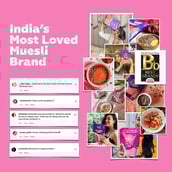 5 - Yogabars 21g Protein Muesli,  850 g  Choco Almond + Cranberry 