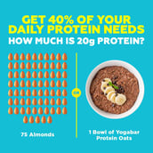 4 - Yogabars High Protein Oats,  850 g  Choco Almond 