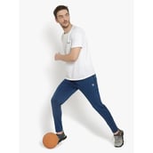 6 - John Ally Track Pant for Men with Two Zipper Pockets and Premium Fabric,  Berlin Blue  XL 