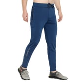 1 - John Ally Track Pant for Men with Two Zipper Pockets and Premium Fabric,  Berlin Blue  XL 