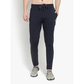 4 - John Ally Track Pant for Men with Two Zipper Pockets and Premium Fabric,  Midnight Blue  XL 