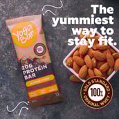 4 - Yogabars Protein Bar (20g Protein),  6 bar(s)  Almond Fudge 