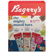 1 - Bagrrys The Mighty Muesli Bars,  6 Piece(s)/Pack  Signature Crunch, Choco Nut Delight, Fruits, Nuts & Seeds 