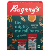 1 - Bagrrys The Mighty Muesli Bars,  6 Piece(s)/Pack  Choco Nut Delight 