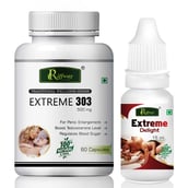 1 - Riffway Extreme 303 60 Capsules & Extreme Delight Oil 15 ml Combo, 2 Piece(s)/Pack