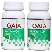 GAIA Aloe Vera (Pack of 2), 60 capsules