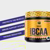4 - Leopard Nutrition Advanced BCAA,  0.55 lb  25 Servings  Blueberry 