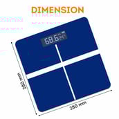 4 - beatXP Blue Plus Weighing Scale,  Blue 