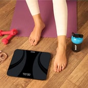 4 - beatXP Weighing Scale Actifit Breeze,  Black 