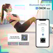 2 - beatXP Smart Weighing Scale with BMI,  Black 