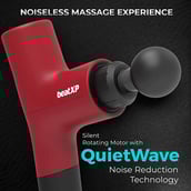 2 - beatXP Bolt Prime Deep Tissue Massager Gun, Crimson Red