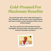 6 - Kapiva Aloe Vera + Amla Juice (Nourishes Hair & Skin),  1 L  Unflavoured (Pack of 2) 