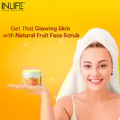 6 - INLIFE Face Scrub,  100 g  Natural Fruit 