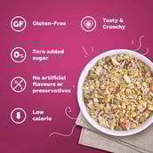 5 - Yogabars Super Muesli,  0.400 kg  Almonds + Seeds + Whole Grains 