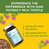5 - HealthKart HK Vitals Milk Thistle Extract 600mg OP,  120 capsules 