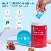 9 - HealthKart HK Vital Biotin OP,  30 gummies  Strawberry 