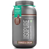 1 - Isopure 100% Whey Protein Isolate with Less Than 1.5 Grams Carbs,  4.4 lb  Cookies & Cream 