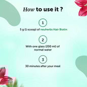 6 - Neuherbs Plant Based Hair Biotin,  125 g  Blackberry