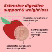 4 - Plix Life Probiotic Apple Cider Vinegar,  15 tablet(s)  Apple Burst (Pack of 4) 