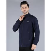 4 - John Ally Winter Gym Jacket for Men,  Navy Blue  2XL 