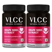 1 - VLCC Natural Sciences Grape seed Extract (Pack of 2),  90 capsules 