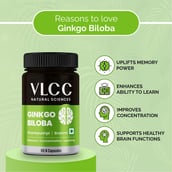 3 - VLCC Natural Sciences Ginkgo Biloba (Pack of 3),  60 capsules 
