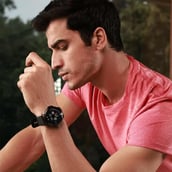 9 - beatXP EXACT Smartwatch with Medical Grade ECG,  Black  Free Size 