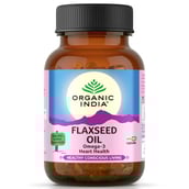 1 - Organic India Flaxseed Oil,  60 capsules 