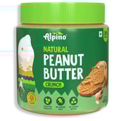 1 - Alpino Natural Peanut Butter (Unsweetened),  0.400 kg  Crunch 
