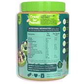 2 - Alpino Organic Natural Peanut Butter (Unsweetened),  1 kg  Crunch 