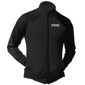 GNC Full Sleeves Gym & Sports Wear Two Sided Zipper Jacket, Black L