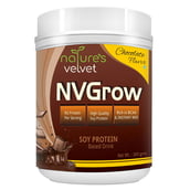 Natures Velvet NVGrow Soy Protein,  0.66 lb  Chocolate 