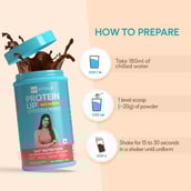 HealthKart HK Vitals ProteinUp Women 400g Chocolate & Shaker Combo