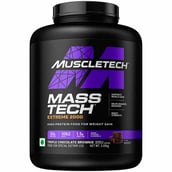 2 - Proquest Creatine & Mass Tech Extreme 2000 Combo,  6.6 lb  Triple Chocolate Brownie 