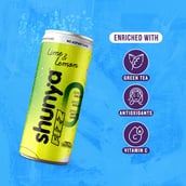 5 - Shunya Fizz, 300 ml Lime & Lemon (Pack of 12)