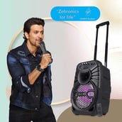 2 - Zebronics Zeb-100 Moving Monster X8L Trolley Speaker, Black