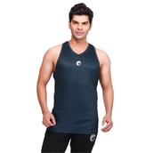 Omtex Strength Tank for Men,  Green  Large 