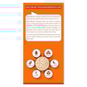 4 - MuscleBlaze Wholegrain Brown Rice Cake, 1 Piece(s)/Pack with Himalayan Pink Salt