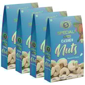 1 - Special Choice Cashew Nuts (Big 240), Roasted & Salted (Pack of 4) 250 g