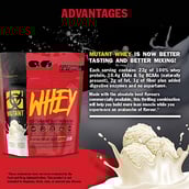 6 - Mutant Whey,  5 lb  Triple Chocolate 