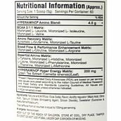 3 - Gaspari Nutrition Hyper Amino, 0.66 lb 60 Servings Cola Soda