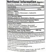 4 - Gaspari Nutrition Hyper Amino,  0.66 lb  60 Servings  Fruit Punch Ice 