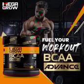 2 - Megagrow BCAA Advance,  0.88 lb  29 Servings  Orange 