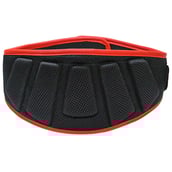 1 - MuscleXP Gym Nylon Padded Weightlifting Belt,  Black  Small 