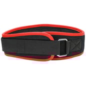 6 - MuscleXP Gym Nylon Padded Weightlifting Belt,  Black  Medium 