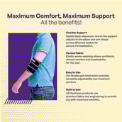 5 - Careforce Elbow Support,  Black  Free Size 