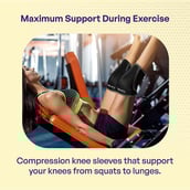 7 - Careforce Knee Cap for Men,  Black  Medium 