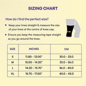 6 - Careforce Knee Cap for Men,  Black  Extra Large 