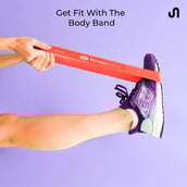 6 - Bodyband Resistance Bands Mini Loop,  Multicolor  Free Size 