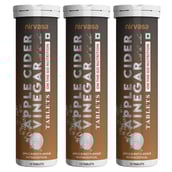 1 - Nirvasa Apple Cider Vinegar with Mother,  15 tablet(s)  Apple Burst (Pack of 3) 